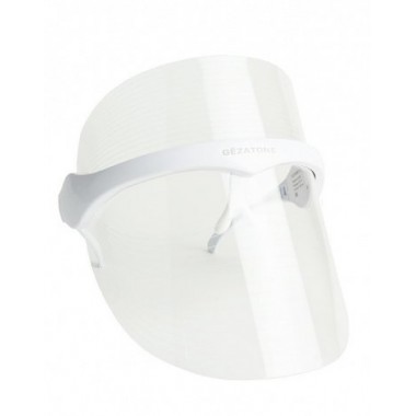 Светодиодная LED маска для омоложения кожи лица и шеи с 7 цветами m1030, Gezatone