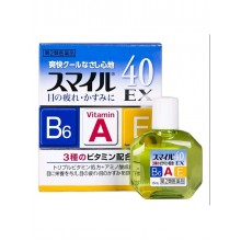 LION Smile 40 EX Cool 15 ml освежающие японские капли для глаз с витаминами