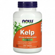 Келп NOW Foods Kelp (200 таб.) Келп NOW Foods Kelp (200 таб.)
