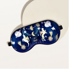 Шелковая маска для сна звездное небо Шелковая маска для сна звездное небо